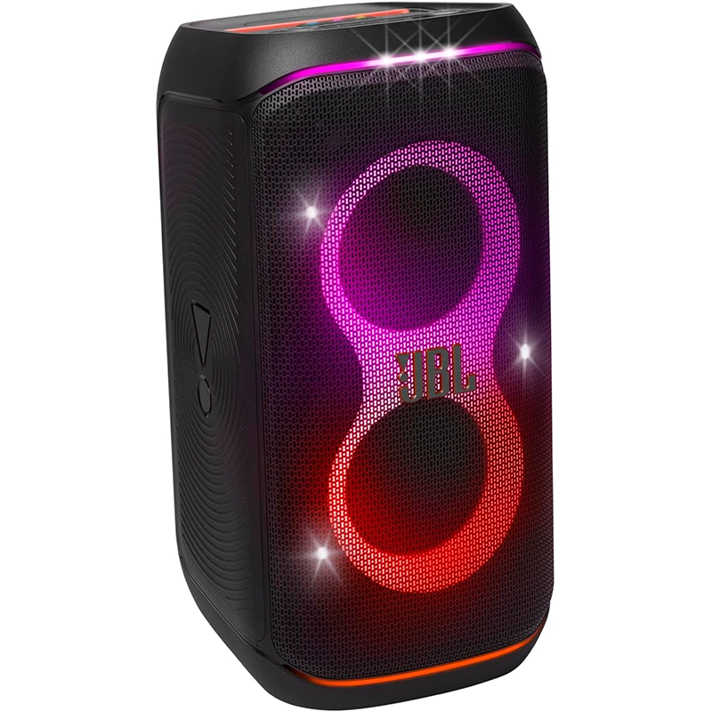 JBL Partybox Club 120, altavoz portátil para fiestas, asa plegable ergonómica, sonido JBL Pro, luces, 12 horas de batería, resistente a salpicaduras IPX4, color negro