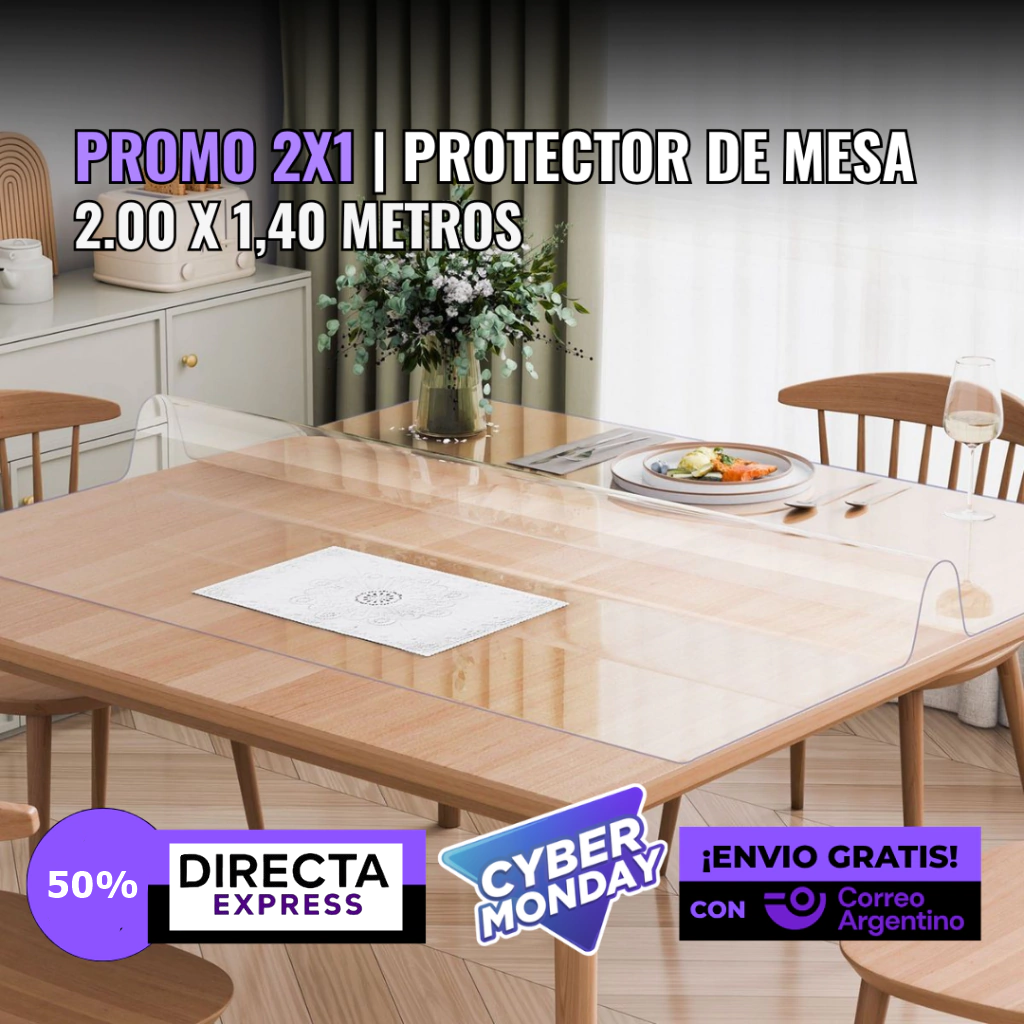 2x1 PROTECTOR DE MESA + ENVIO GRATIS