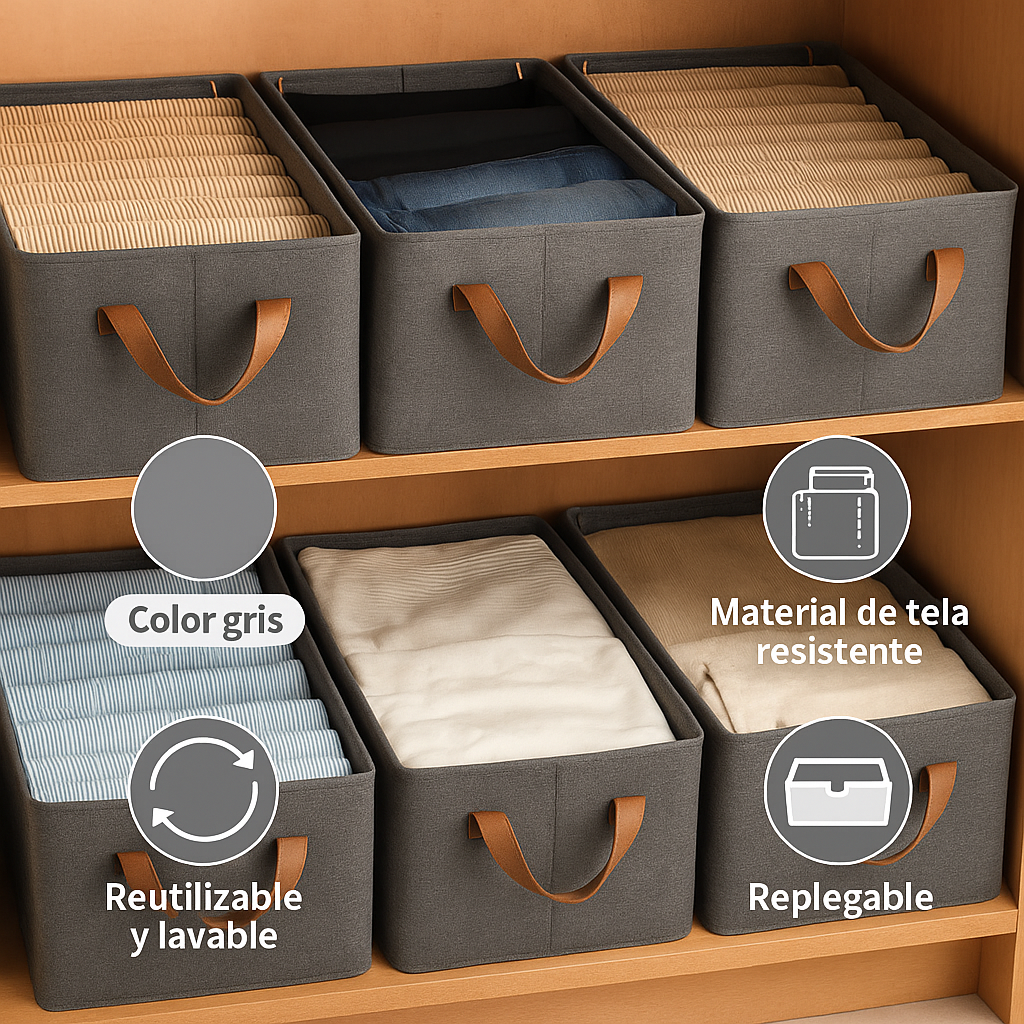 Organizadores de Ropa Plegables (Comprá 1 y lleváte 3)