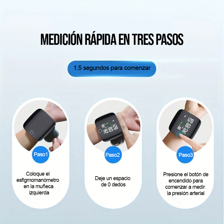 Monitor De Presión Arterial De Muñeca Inteligente (ENVÍO GRATIS)