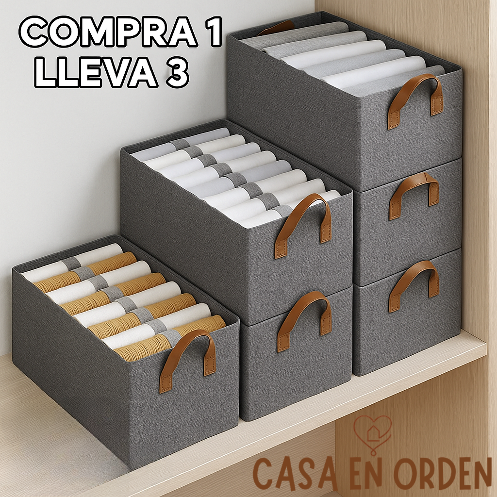 Organizadores de Ropa Plegables (Comprá 1 y lleváte 3)