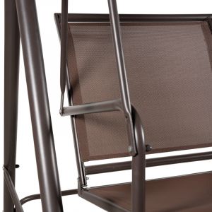 Banca mecedora 2 plaza 138x114x153 cm