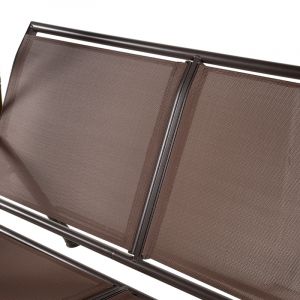 Banca mecedora 2 plaza 138x114x153 cm