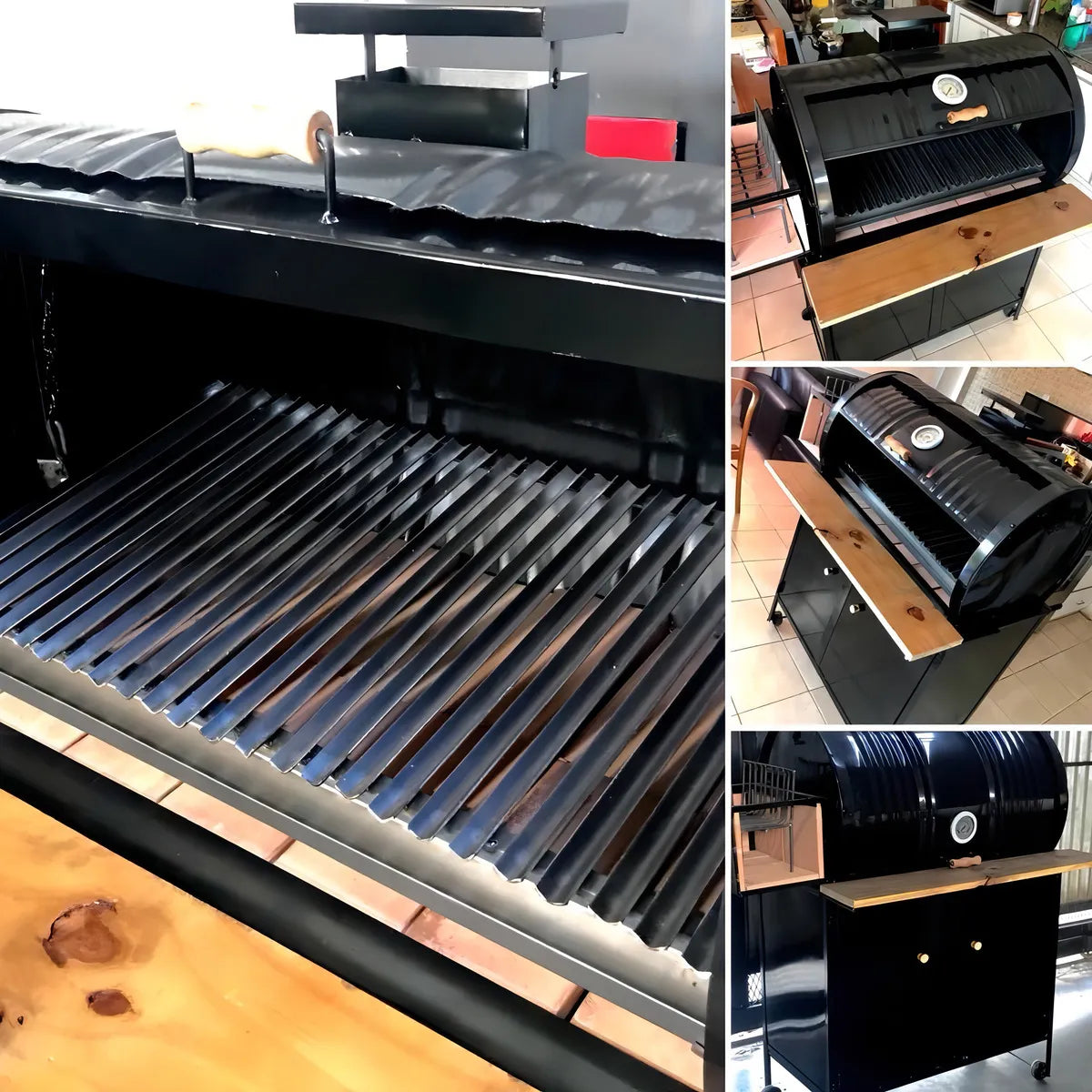 Tambor Full Móvil Parrilla Color Negro y Rojo (ENVÍO GRATIS)