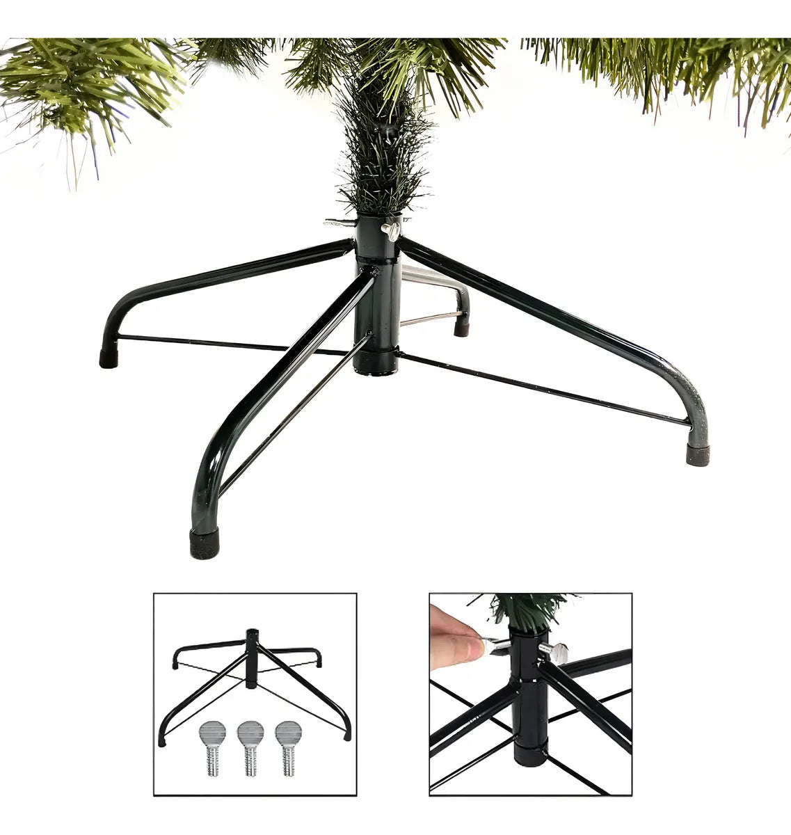 Árbol de navidad tradicional Expreso Polar Tronador De lujo de 1.5m verde