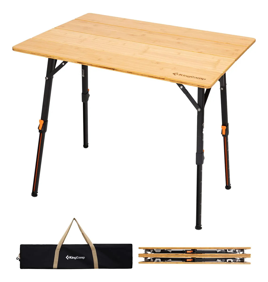 Mesa Plegable de Altura Ajustable 256x197 CM (2-3 Personas)