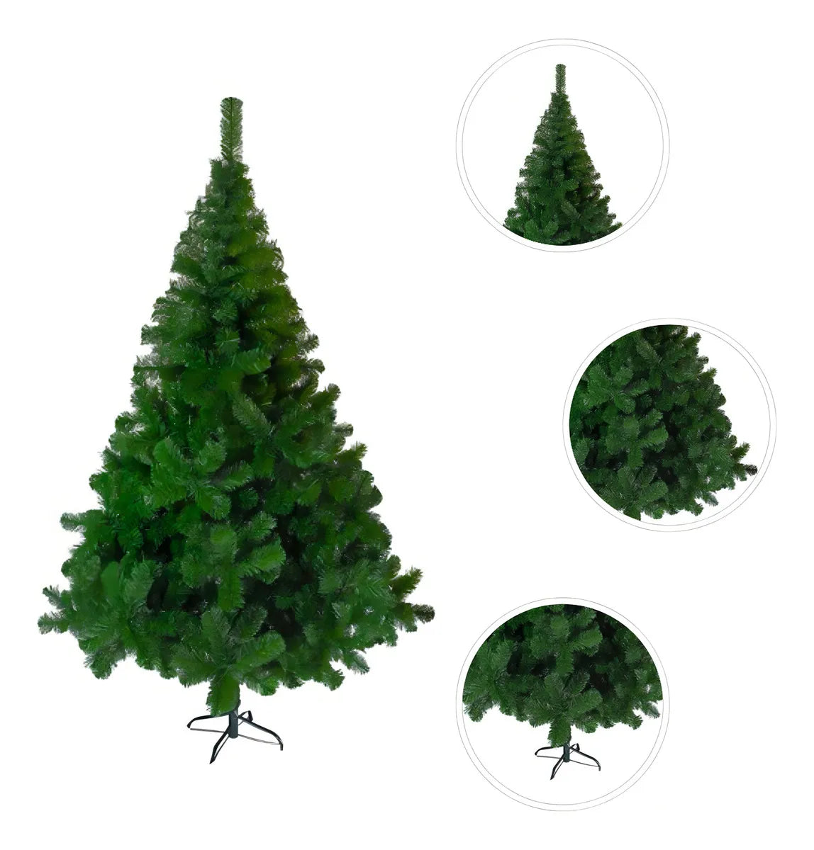 Árbol de navidad tradicional Expreso Polar Tronador De lujo de 1.5m verde