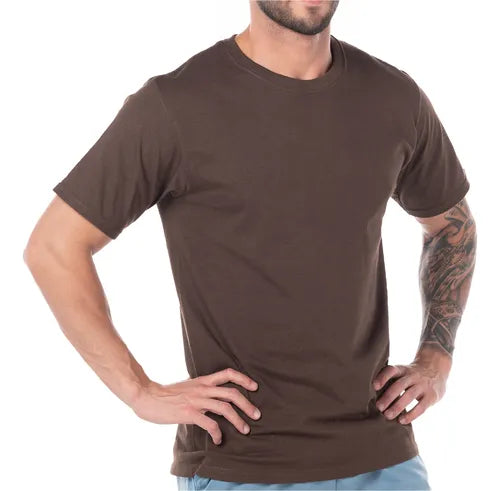 Pack x6 Remeras Hombre Cuello Redondo de Algodón