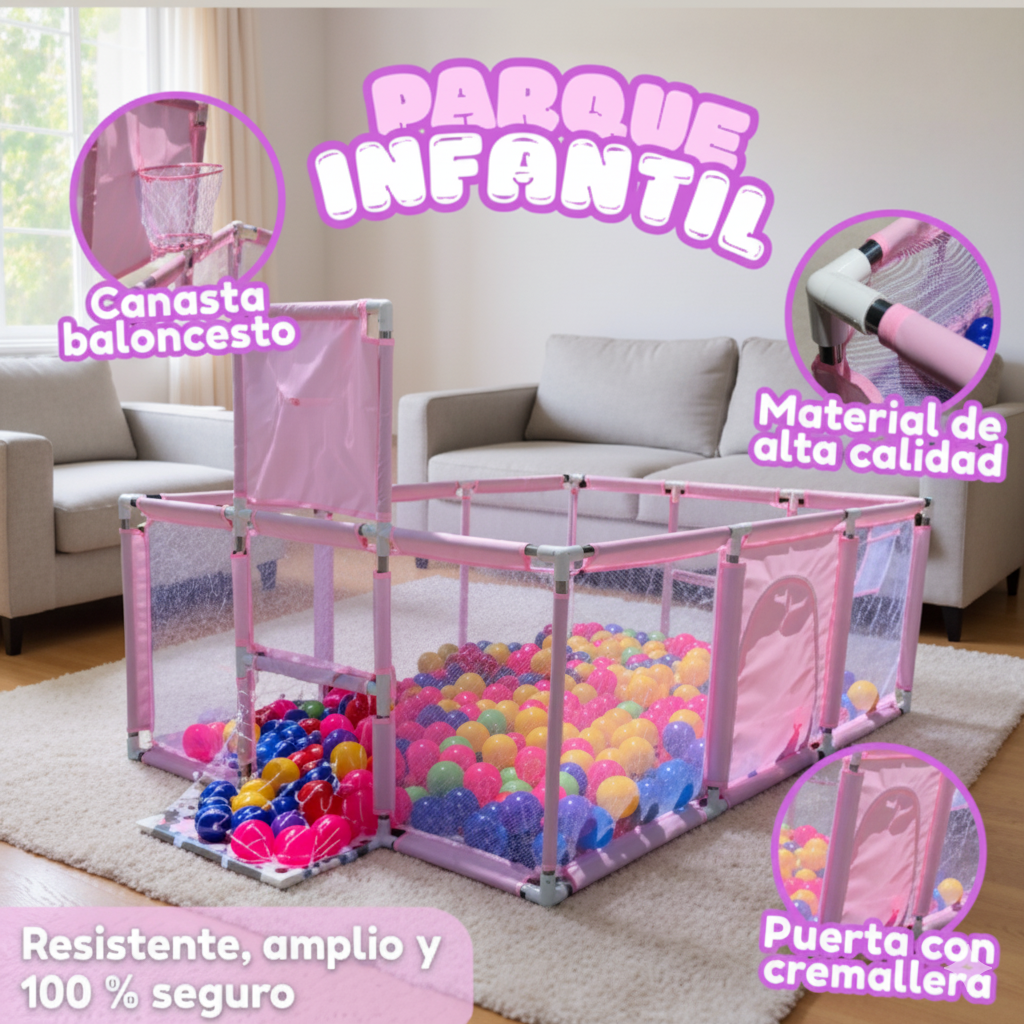 Parque Infantil Tipo Corral Seguro Para Bebés (ENVÍO GRATIS)