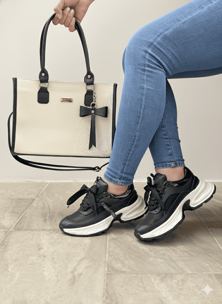 Combo Doble Estilo — Bolso + Tenis (ENVÍO GRATIS)