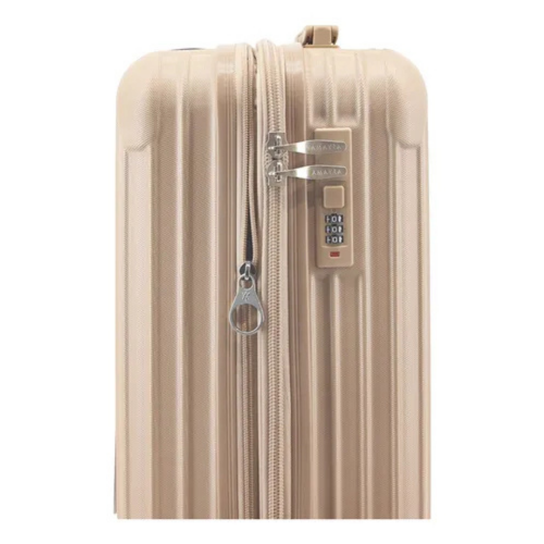 Valija Carry On Para Cabina Viaje Avión Equipaje Mujer 20 Pulgadas Reforzada 4 Ruedas 360°