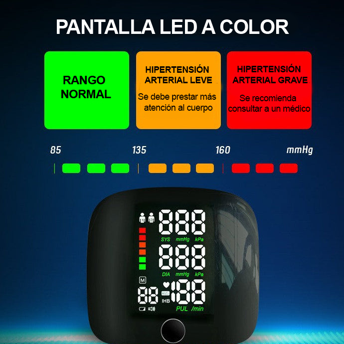 Monitor De Presión Arterial De Muñeca Inteligente (ENVÍO GRATIS)